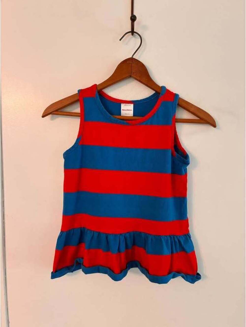 Hanna Andersson Girls Peplum Tank